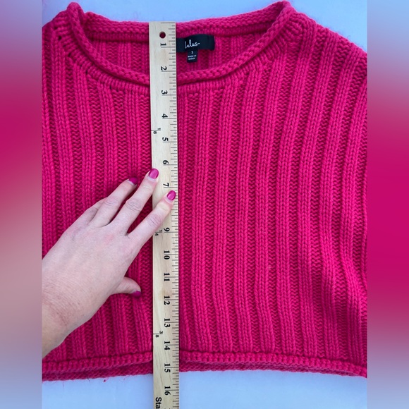 Lulu's Pink Ribbed Sweater - Picture 5 of 8
